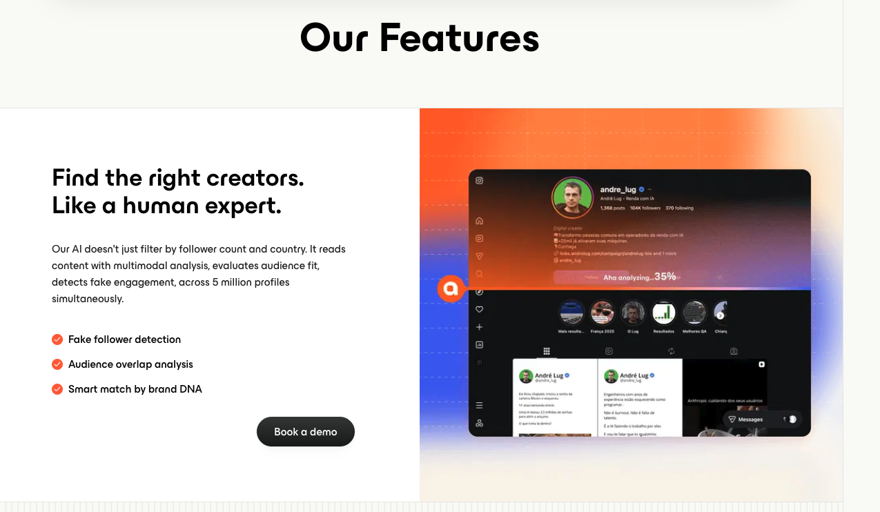 Product features